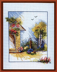 Вышивка ЛК-002 Цветущий сад Вышивка ЛК-002 Цветущий сад