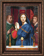 Вышивка МК-062 Мадонна перед чашей с причастием 1841 г.