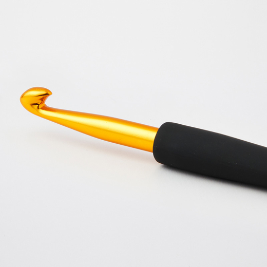 Крючок для вязания с эргономичной ручкой 1 мм 14 см Pony 39903