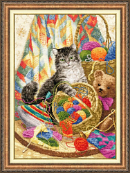 Вышивка НЛ-045 Пушистый помощник Вышивка НЛ-045 Пушистый помощник