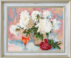 Вышивка ЛЦ-081 Пионовая рапсодия